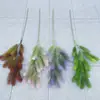 Hierba de Cola de Conejo Artificial de 2 Ramas, Planta Verde Simulada para Boda y Decoración del Hogar, Venta al por Mayor
