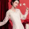 Fabricante de Tela de Malla de Poliéster sin Estirar, Tela de Encaje de Malla Jacquard Orquídea, Tela para Ropa Mantel Cortina
