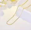 Colar de Corrente Caixa 2mm Dourado Europeu e Americano Mais Vendido Joias Banhadas a Ouro Atacado Temu Aliexpress Joias Femininas Mais Vendidas