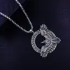 2025 Venda Quente Transfronteiriça Comércio Exterior Moda Personalizada Série Animal Pingente em Forma de Dragão Colar de Aço Inoxidável com Boa Textura