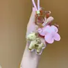 Llavero Oro Puro 999, Riqueza Instantánea, Piel, Creativo, Personalizado, Lindo Moño, Cadena para Teléfono Dorada, Pequeño Regalo