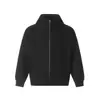 Novedad Otoño e Invierno Color Puro Estilo Retro Perezoso Prendas de Punto para Hombres y Mujeres Cardigan con Capucha Cleanfit Chaqueta de Punto de Moda