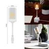 Nova luminária de mesa de fio de tungstênio lâmpada de economia de energia luz USB portátil para dormitório cabeceira proteção para os olhos luminária de mesa inteligente de fio de tungstênio de economia de energia