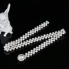 2026 Nova Corrente de Cintura com Pérolas Feminina Estilo Coreano Cinto Decorado com Strass e Pérolas Moda Doce Vestido Cinto Elástico