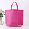 Bolsa de TNT promocional presente de treinamento para estudantes bolsa tote chanfrada bolsa de TNT para compras de roupas logo impresso