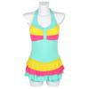 Traje de Baño Nuevo de Fábrica para Mujer Conservador Adelgazante para Mujer Talla Grande de Una Pieza Deportivo Bóxer 1592