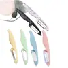 Cuchillo Multifuncional para Pelar de Hogar Acero Inoxidable Pelador Portátil Cocina Cuchillo para Pelar Frutas y Verduras Cuchillo Plegable