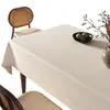 Mantel estilo wabi-sabi, impermeable, a prueba de aceite, lavable, resistente al calor, mantel estilo japonés, lujo ligero, sensación de alta gama, paño protector para mesa de centro de sala de estar