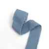 Cinta de Algodón y Lino Rasgada a Mano para Boda Hecha a Mano DIY Decoración de Cinta con Borlas de Flores de Mano