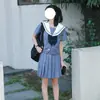 Conjunto de Uniforme JK Original Mercury Diary en Stock para Mujer, Conjunto Completo, Auténtico Traje de Marinero de Manga Larga Estilo Escuela Japonesa, Atuendo Dulce de Chica