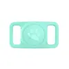Modelo Impermeable Adecuado para Apple Airtag Dispositivo Anti-Pérdida para Mascotas Huella de Perro Rastreador de Mascotas Funda Protectora de Silicona Todo Incluido