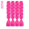 Peluca trenza sucia Hip Hop Color Africano Cabello trenzado alta temperatura peluca trenza sucia chica anime banda para el pelo degradado Cabello Seda