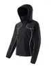 Chaqueta de sol con capucha estilo montaña para mujer, ropa para exteriores de secado rápido, cortavientos y protección UV, chaqueta ligera y transpirable para la piel