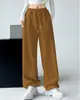 Pantalones Deportivos para Mujer Estilo Americano 2025 Nuevo Primavera y Otoño Cintura Alta Adelgazantes Pierna Ancha Casual Rectos Jogger
