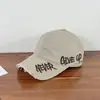 Sombrero de Sol Protector Solar Personalizado de Joker de Moda Nuevo Estilo para Hombres y Mujeres Borde Recortado Desgastado Gorra de Béisbol Bordada con Letras para Niños