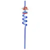 Decoraciones de Pajitas de Animales de Circo de PVC, Pegatinas para Pajitas, Bebidas para Fiestas, Paquetes de Regalo de Payaso, Amazon Transfronterizo