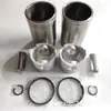Aplicable al motor Mitsubishi 8DC11 cuatro juegos coincidentes 142MM conjunto de camisa de cilindro anillo de pistón pasador clip de retención FUSO FUSO