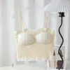 Comercio Exterior Transfronterizo Popular Camisola de Encaje Francés con Espalda Bonita, Sujetador de Mujer sin Costuras con Almohadillas en el Pecho, Adecuado como Prenda Exterior, Chaleco de Talla Grande