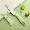 Cuchillo para fruta de acero inoxidable directo de fábrica, cuchillo para pelar fruta de cocina doméstica, dormitorio de estudiantes fácil con juego de cuchillos portátiles