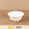 Cáscara de Arroz Desechable Cuenco de Arroz Grado Alimenticio Vajilla Doméstica Set de Cuenco y Palillos Picnic al Aire Libre Puesto de Banquete Cuenco Grueso para Sopa