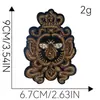 Al por mayor Spot Seda India Vintage Bordado Especial Accesorios de Ropa Parches Bordados por Computadora Parches Decorativos para Chaquetas Parches de Tela