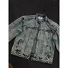 Nueva Chaqueta Detroit de Primavera y Otoño, Marca de Moda con Diseño Único de Cremallera, Chaqueta Acolchada Corta de Patchwork con Cuello Alto y Hombros Acolchados para Hombre