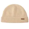 Chapéu de Inverno Espesso de Caxemira Pura Transfronteiriço Chapéu de Lã Tricotado Cor Sólida Versátil Quente Touca Masculina para Ciclismo Chapéu para Frio