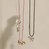 Otoño e Invierno Nuevo Collar Colgante de Ramo de Uvas, Femenino, Versátil, Cadena de Suéter con Borla de Cuentas de Alta Gama
