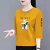 Comercio exterior transfronterizo: Ropa de moda talla grande para mujeres de mediana edad y mayores, camisetas de manga tres cuartos, camisetas básicas