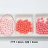 Tinta Colorida Altamente Saturada Contas Redondas Furo Reto Contas Soltas Material para Corrente de Celular Pulseira Joias Acessórios DIY