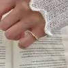 Anillo de Corazón Incrustado con Diamantes de Plata Esterlina S925 para Mujer, Diseño de Nicho Retro Japonés, Sensación de Alta Gama, Popular en Xiaohongshu