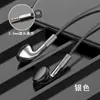 Fio de fone de ouvido plano para atacado de fábrica, celular para Android Apple, fio Type-c, controle de chamada, subwoofer, tipo intra-auricular