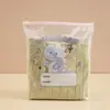 Saco Plástico com Zíper Fosco Saco para Embalagem de Roupas Animais Estampados Roupas Infantis Presentes Em Estoque Fábrica de Origem Venda por Atacado Multiespecificação