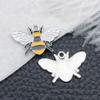 Colgante de aleación de miel de crisantemo de 120 abejas mixtas, pulsera DIY, collar de cuentas, accesorios de joyería, fabricantes, venta al por mayor