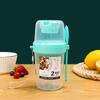 Taza de Ensalada de Desayuno Taza Mason con Tapa Portátil Saliente Fruta y Verdura Comida Ligera con Tenedor Taza Ácida