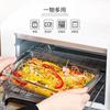 Bandeja de vidrio resistente al calor para horno microondas, horno doméstico, plato de vidrio para la cena, plato para arroz al horno, albóndigas, pizza, plato de pescado al vapor