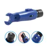 Ferramenta Descascador de Cabo Coaxial de Sete Camadas Azul RG6 RG59 Crimpador Descascadores Cortador, Descascador de Fio ABS, Ferramenta Descascador de Cabo Coaxial Universal para Cortador de Cabo de Rede