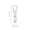 Llavero Reforzado para Exteriores Cobra Tamaño Pequeño con Anillo para Llaves Acero Inoxidable Pieza Única Portátil Clip para Bolsillo de Pantalón