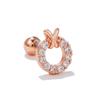 Brincos de moda novos com brincos de zircônia colorida, brincos de zircônia para garota de temperamento, unhas flash para o osso da orelha, atacado