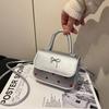 Bolsa Laço Verão 2025 Nova Estilo Coreano Personalizada Ins Bolsa de Mão Feminina Moda Simples Bolsa Transversal de Ombro Único