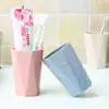 Escova de Copo Diamante de Palha de Trigo Espessa Copo para Enxaguar a Boca Copo de Escova de Dentes Doméstico para Casal Sabor Trigo Copo de Lavar Venda por Atacado
