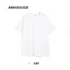Camiseta de Algodón de 260g para Hombre, Edición Grande de Moda Nacional, Estilo Hombro, Juvenil, Ocio, Deportes, Holgada, Manga Corta, Pesada