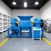 Trituradora grande de doble eje 800 placas FRP residuos de neumáticos sitio red a prueba de polvo trituradora de residuos industriales