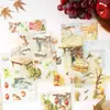 Pegatinas Pet Mate Transfronterizas Zabc Serie Veinticuatro Aromas Base Retro Pegatinas de Escena DIY 3 Piezas 12 Diseños