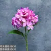 Flores Artificiais Cor Gradiente 3D Hortênsia Decoração de Casa Arranjo de Cena de Casamento Flores de Seda Flores Artificiais Transfronteiriças Venda por Atacado