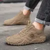 Botas de Trabajo de Caña Alta para Hombre Otoño e Invierno, Moda Retro Antideslizantes Resistentes al Desgaste Deportivas Casuales para Exteriores Botas Martin