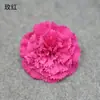 Flor de Clavel Grande China Cabezal de Flor DIY Hecho a Mano Flor Artificial Vintage Accesorio para el Cabello Pasador Decoración para Ropa Ramillete Fotografía Festiva