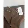 Jeans Rectos Sueltos Estilo Retro Americano para Mujer Otoño Nuevo Cintura Alta Diseño Adelgazante Pantalones de Pierna Ancha
