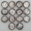 Yuan Datou Dólar de Prata Antigo Latão Banhado a Prata Material# (Material de latão Yuan ~ Material de latão Ten)