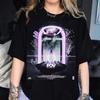 LadyGaga amor interpretação algodão puro estampado camiseta feminina verão casual moda feminina top injeção direta digital